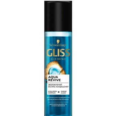Спрей Gliss Kur Aqua revive для увлажнения сухих и нормальных волос 200мл