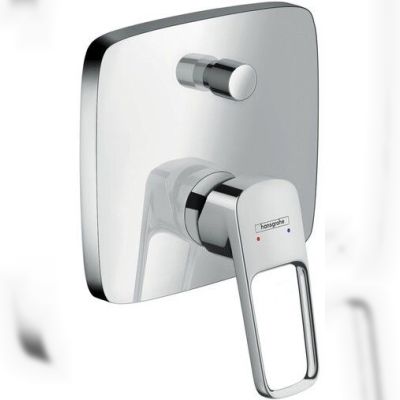 Змішувач для ванни Hansgrohe Logis Loop 71264000 одноважільний, прихований монтаж, хром