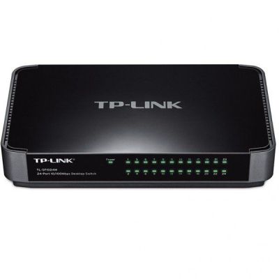 Коммутатор TP-LINK TL-SF1024M 24port 10/100 Неупр. Настольный (TL-SF1024M)
