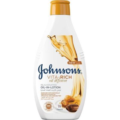 Лосьон для тела питательный Johnson's Vita-Rich С маслами миндаля и ши 400мл