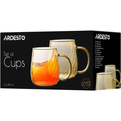 Набор чашек Ardesto Golden Moon, 350 мл, 2 шт (AR2635GG)