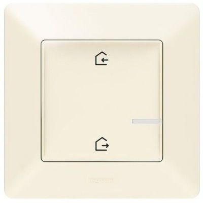 Valena Life with NETATMO. Главный беспроводной выключатель "Дома / не дома" . Слоновая кость