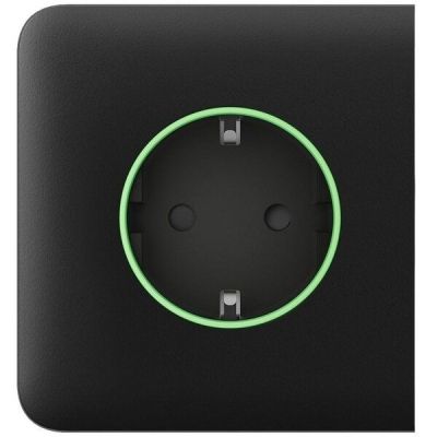 Боковая панель для встроенной розетки Ajax SideCover for Outlet smart, Jeweler, беспроводная, черный (000038780)