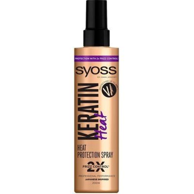Спрей для волос Syoss Keratin термозащита до 230С 200мл