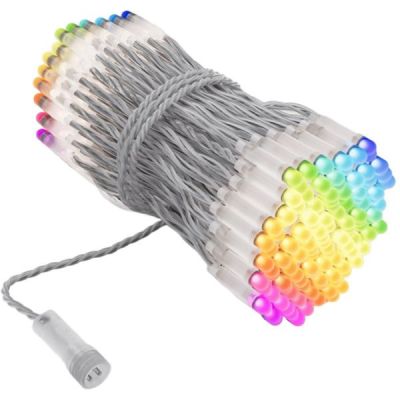 Smart LED Гирлянда Twinkly Pro Icicle RGB 250, AWG22, IP65, прозрачный