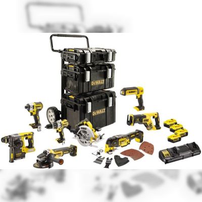 Набір з восьми інструментів безщіткових DeWALT DCK853P4