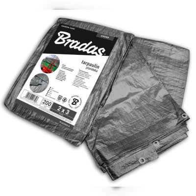 Тент високої міцності Bradas GRAY 200 г/м² 8x12м (PLG2008/12)