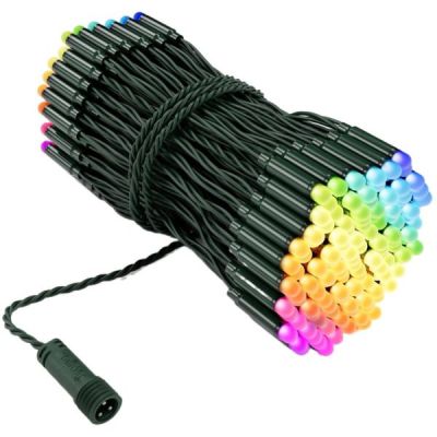 Smart LED Гирлянда Twinkly Pro Strings RGB 250, одинарная линия, AWG22, IP65, зеленый