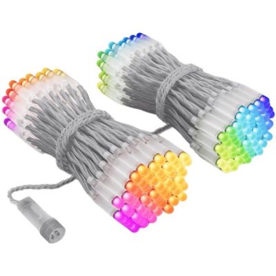 Smart LED Гирлянда Twinkly Pro Strings RGB 250, двойная линия, AWG22, IP65, прозрачный