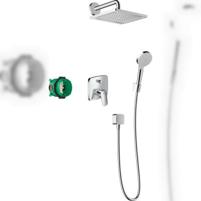 Душова система Hansgrohe Crometta E 240 1jet Showerpipe (88171)