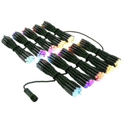 Smart LED Гирлянда Twinkly Pro Curtain RGBW 250 (10 по 25), IP65, AWG22 PVC Rubber зеленый