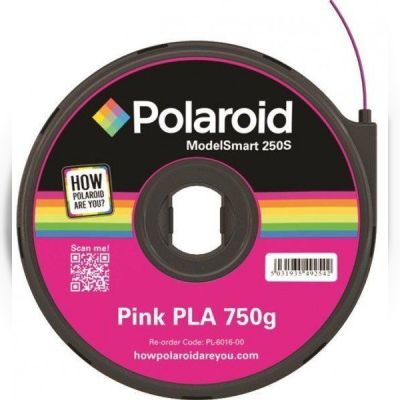Картридж с нитью Polaroid 1.75мм/0.75кг PLA ModelSmart 250s Розовый