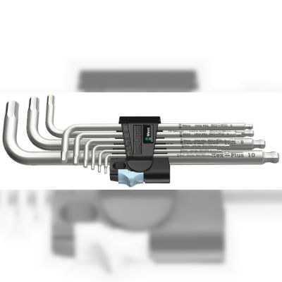Набір Г-образних ключів Wera 3950/9 Hex-Plus Stainless 1 (05022720001)