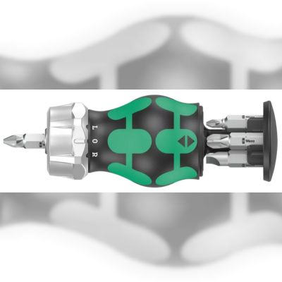 Ручка-бітотримач з тріскачкою Wera Kraftform Kompakt Stubby RA 3 (05008885001)