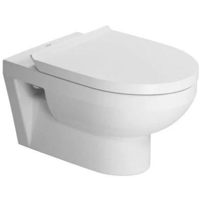 Унітаз підвісний DURAVIT DURASTYLE BASIC Rimless з сидінням та автоматичним закриванням (45620900A1)