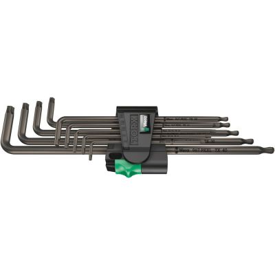Набір Г-образних ключів Wera, 967/9 TX XL 1 TORX (05024460001)