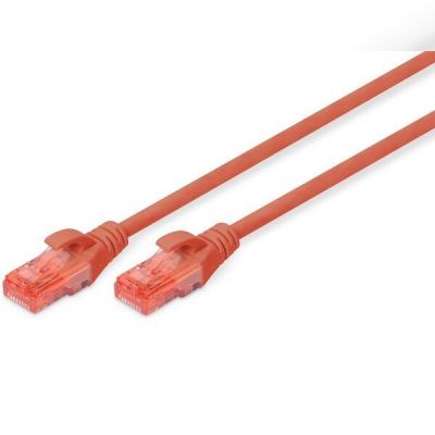 Патч-корд DIGITUS CAT 6 UTP 0.5м, AWG 26/7, Cu, LSZH, Red (DK-1617-005/R)