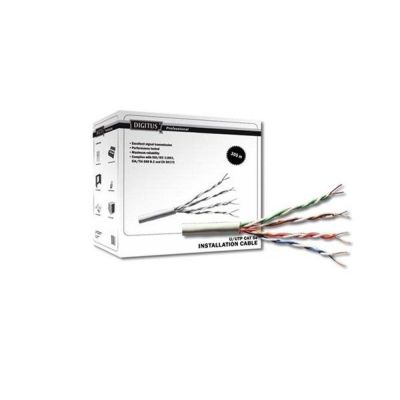 Кабель DIGITUS CAT 5e U-UTP, 305m, AWG 24/1, black (DK-1511-V-305-OD)