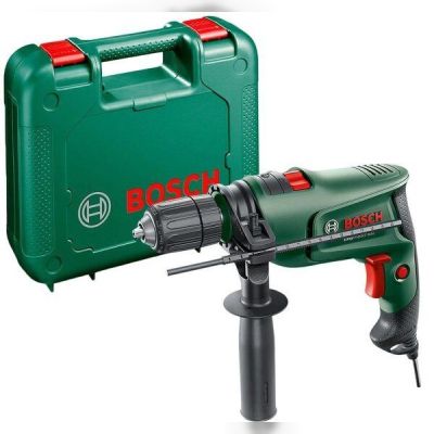 Дрель ударная Bosch EasyImpact 600, 600Вт, БЗП, 3000 об/мин, 1.7 кг, кейс