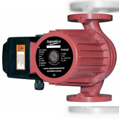 Насос циркуляційний Aquatica фланці 1.3кВт Hmax 16.3м Qmax 330л/хв DN50 280мм + відповідному флан