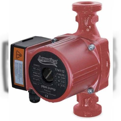 Насос циркуляційний Aquatica 100Вт Hmax 6м Qmax 75л/хв 180мм, гайки (774134)