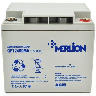 Акумуляторна батарея MERLION AGM GP12400M6 (6016)