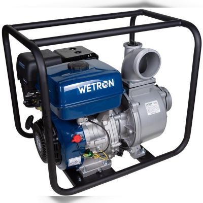 Мотопомпа Wetron 9 л. с. Hmax 26 м Qmax 110 м, 4-ох тактний (772553)