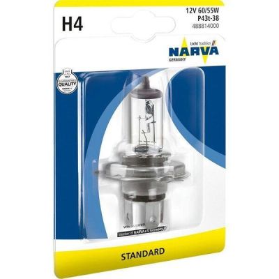 Лампа Narva галогеновая 12V H4 60/55W P43T (NV_48881.1B)