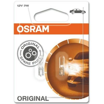 Лампа Osram накаливания 12V W2W 2W W2x4,6D Original Line (2шт) (OS_2722-02B)