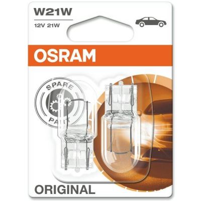 Лампа Osram накаливания 12V W21W 21W W3x16D Original Line (2шт) (OS_7505-02B)