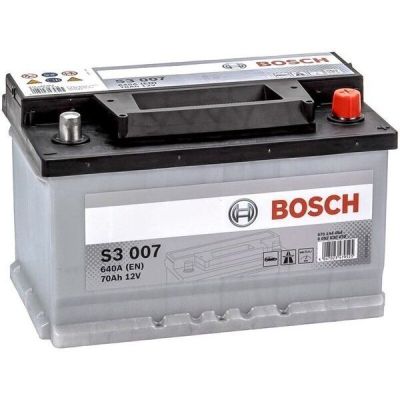 Автомобильный аккумулятор Bosch 70Ah-12v (S3007), R+, EN640 (5237437156) (0092S30070)