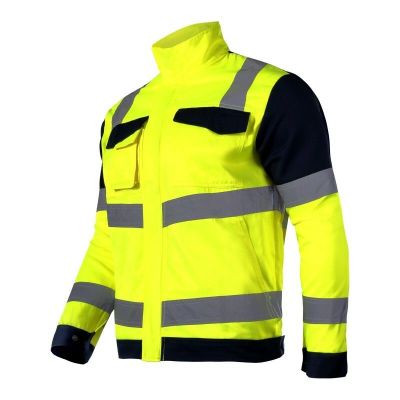 Куртка сигнальна Lahti Pro Преміум р.2XL (56см) зріст 182-188см об'єм грудей 116-120см Салатова (L4091205)