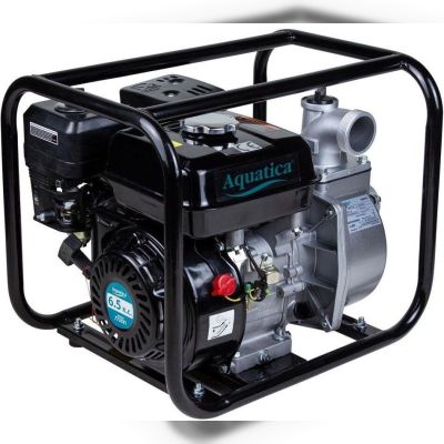 Мотопомпа Aquatica 6.5 л. с. Hmax 26 м Qmax 30 м (4-ох тактний) (772 531)