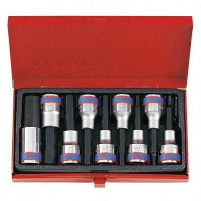 Набір біт KING TONY 1/2 ", HEX 9 предметів (4120PR)