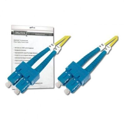 Оптический патч-корд DIGITUS SC/UPC-SC/UPC,9/125, OS2,duplex,2m