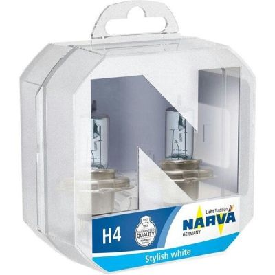 Лампа Narva галогеновая 12V H4 60/55W P43T Range Power Blue (2шт) (NV_48677.2BOX)