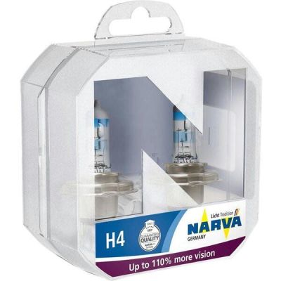 Лампа Narva галогеновая 12V H4 60/55W P43T Range Power +110% (2шт) (NV_48061.2BOX)