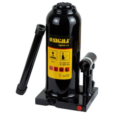 Домкрат гідравлічний пляшковий Sigma 6101101