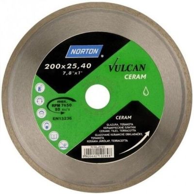 Диск алмазний Norton VULCAN TILE по кераміці 200/25,4 x (мм) (70V022)