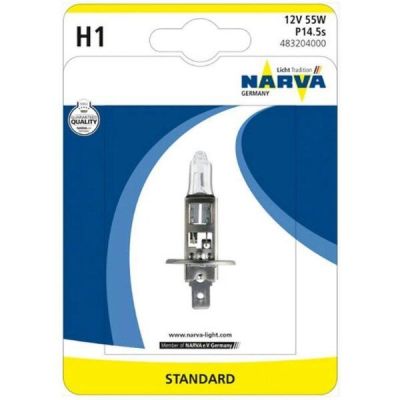Лампа Narva галогеновая 12V H1 55W P14.5S (NV_48320.1B)