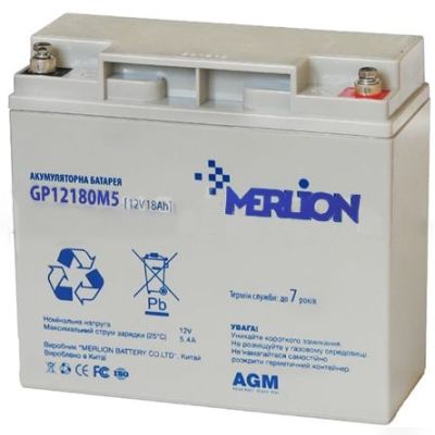 Акумуляторна батарея MERLION AGM GP1218M5 (6013)