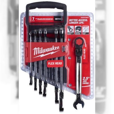 Набір ріжково-накидних ключів MILWAUKEE MAX BITE 7 шт. (4932478557)