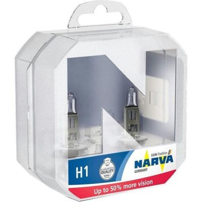 Лампа Narva галогеновая 12V H1 55W P14.5S Range Power Blue (2шт) (NV_48630.2BOX)