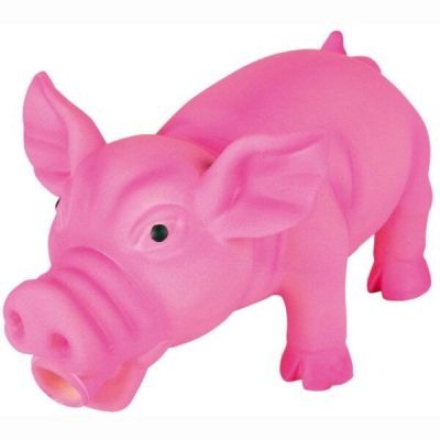 Игрушка для собак Trixie "Поросенок" латекс хрюкающ. 17см