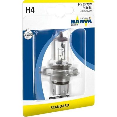 Лампа Narva галогеновая 24V H4 75/70W P43T (NV_48892.1B)