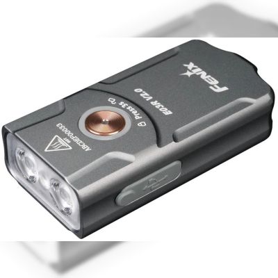 Ліхтар наключний Fenix E03R V2.0, сірий