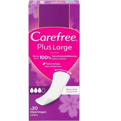 Прокладки ежедневные гигиенические Carefree Plus Large 20шт