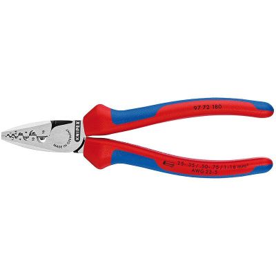 Інструмент для обтиску тонкостінних контактних гільз Knipex (97 72 180)