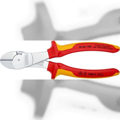 Кусачки діелектричні KNIPEX 180 мм (74 06 180)