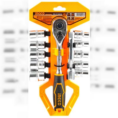 Набір головок торцевих з тріскачкою INGCO 1/2 " (HKTS12122)